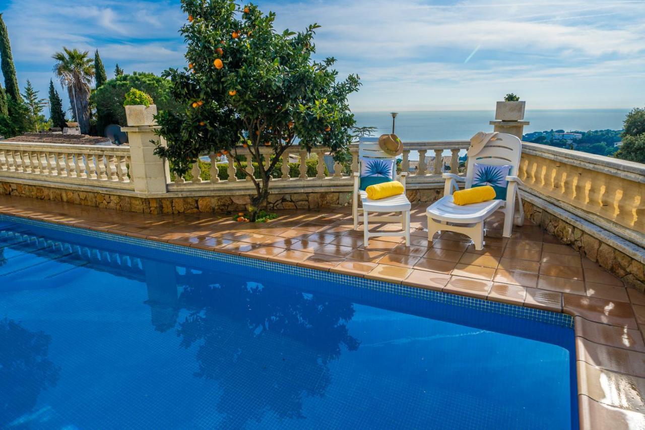 Villa Vista Lux, Piscina Privada Y Zona Exterior Con Vista Mar Tossa de Mar Zewnętrze zdjęcie