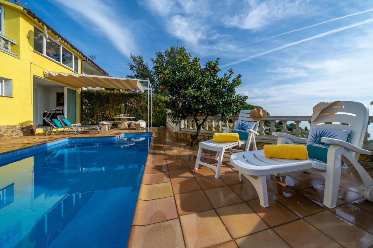 Villa Vista Lux, Piscina Privada Y Zona Exterior Con Vista Mar Tossa de Mar Zewnętrze zdjęcie